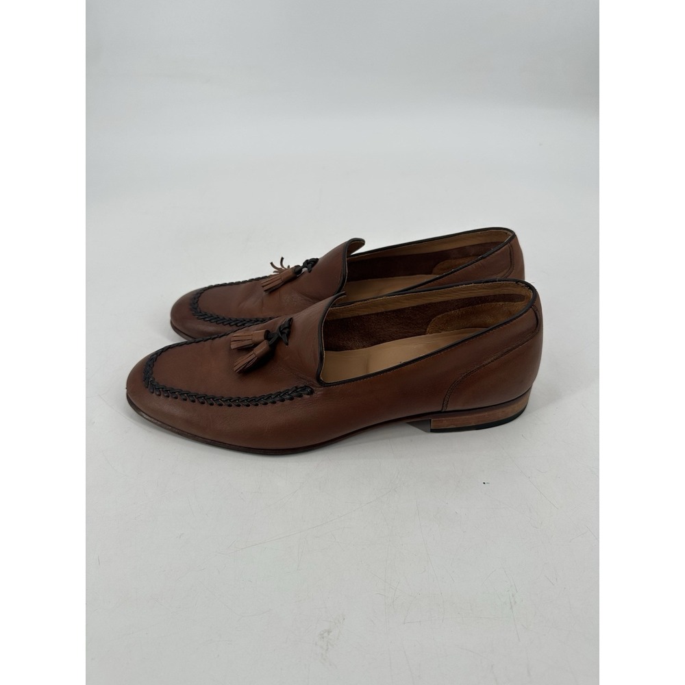 Mezlan Plinio Tassel Loafers Tan Size 10 M Made In Spain - Picture 4 of 10